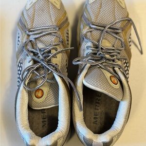 Merrell Gray and Tan Hiking Shoes